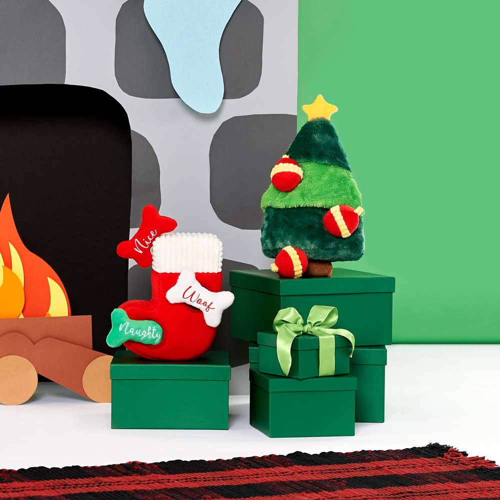 Holiday Burrow® - Christmas Tree - Plush Dog Toy